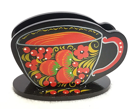 Napkin holder "Cup of tea"