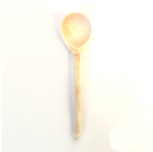 Milling wooden tea spoon without painting 10 pieces