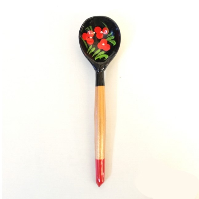 Wooden tea spoon "Chernushka" 10 pieces
