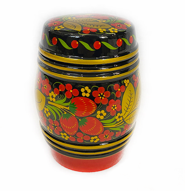 Keg with lid