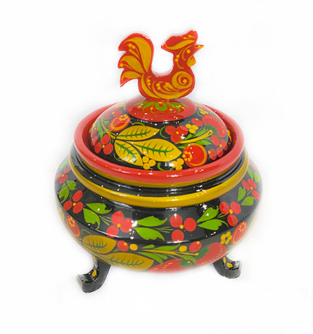 Sugar bowl "Cockerel"