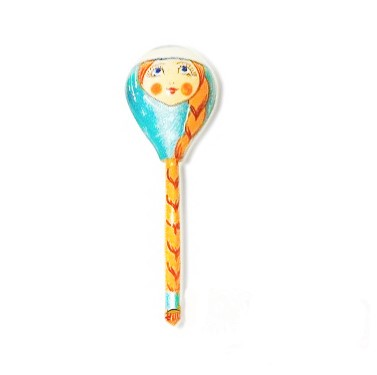 Wooden dining spoon "Snow Maiden" 10 pieces