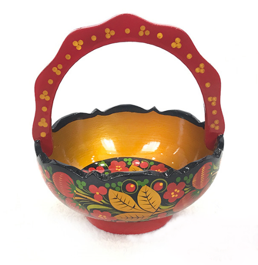 Carved basket