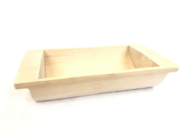The secondary trough without painting