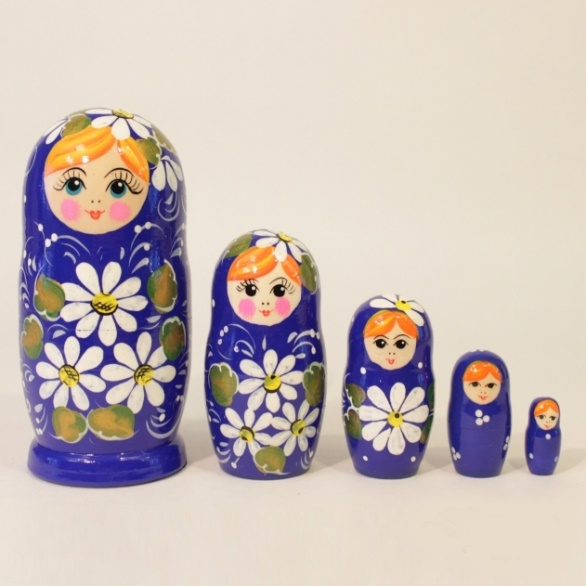 Doll "Daisy blue" 5 dolls