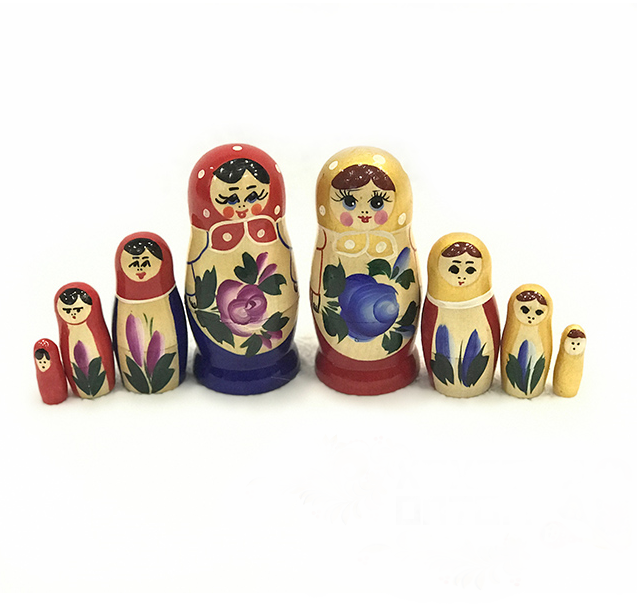 Matryoshka "Semenovskaya gouache" 4 dolls