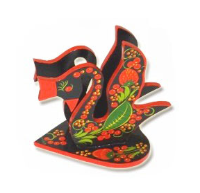 Napkin holder "Swan"
