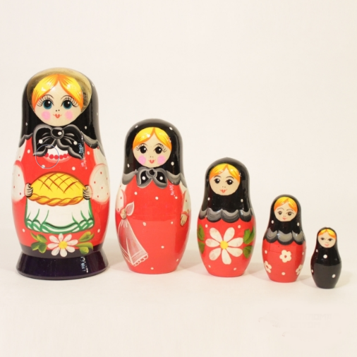 Matryoshka 'Loaf' 5 dolls - [en from default] [text/html] : vid 2