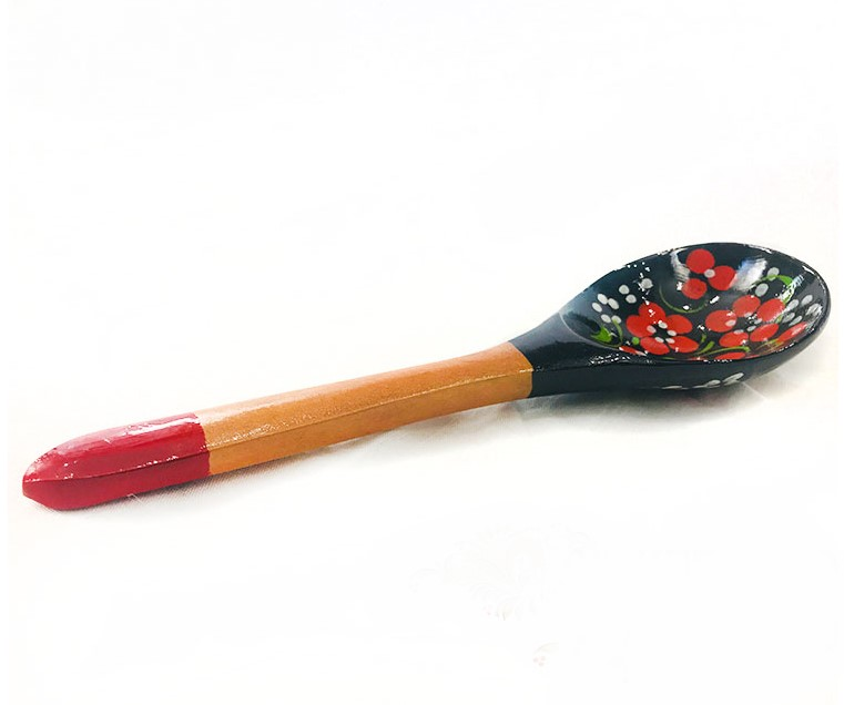 Wooden salad spoon "Chernushka" 10 pieces