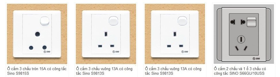 Ổ cắm điện có công tắc