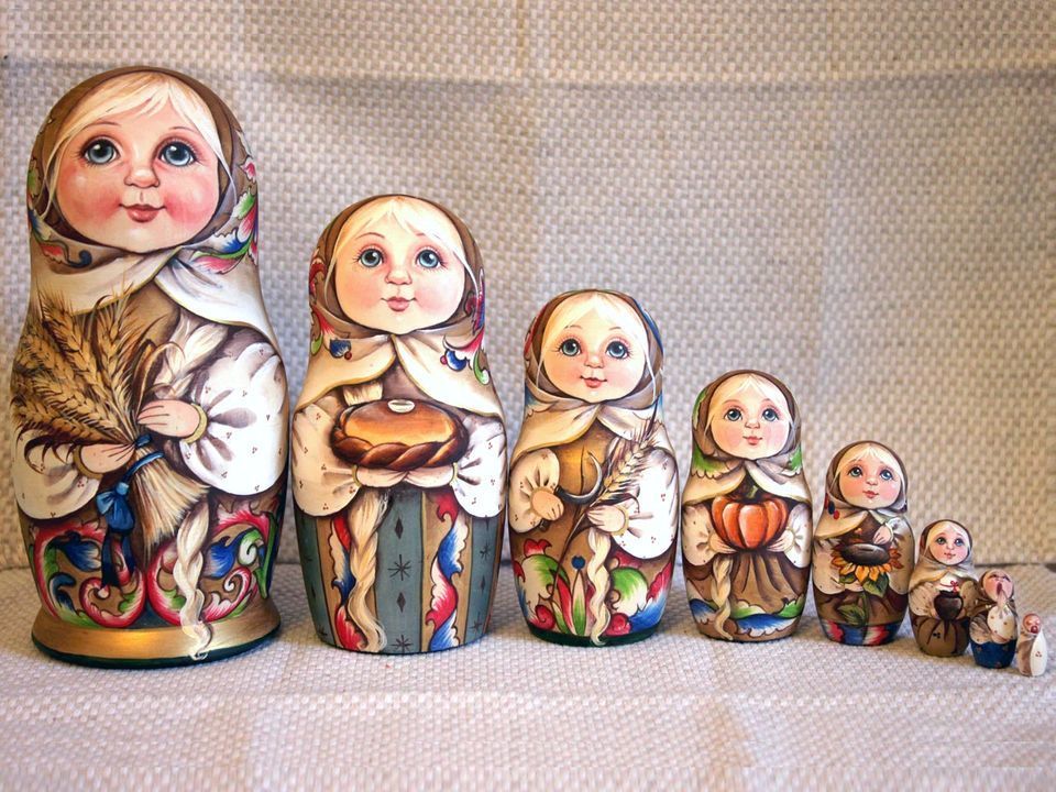 Матрёшка расписная Гуслица