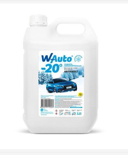 Líquido com baixo teor de congelamento, para limpeza de vidros de automóveis - Winter-auto, 5 l
