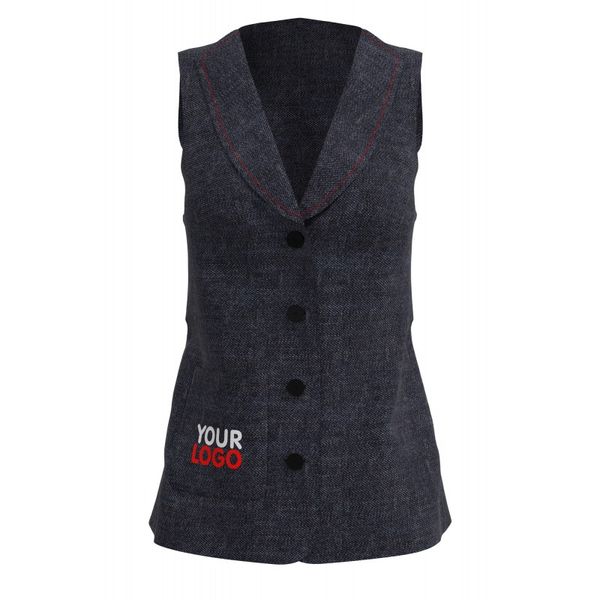 Kvartuk / Gilet femme de jeans BETSY
