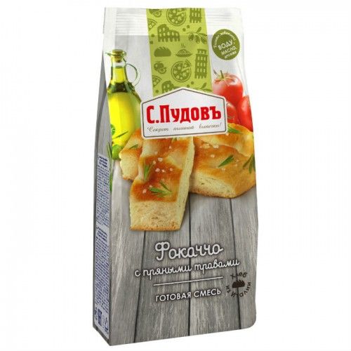S.Pudov / Mix for baking "Focaccio with herbs" 400 g