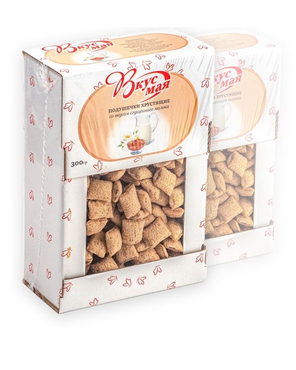 Soft pads with condensed milk flavor