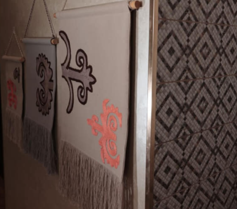 LA'AL Textiles / Wall panel, 3 pieces