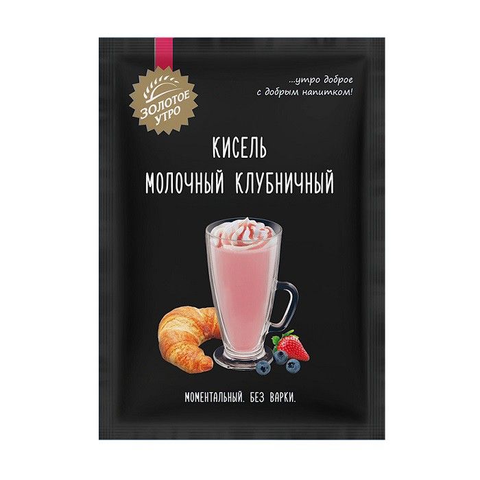S.Pudov / Milk Kissel / Strawberry Kissel 40 g