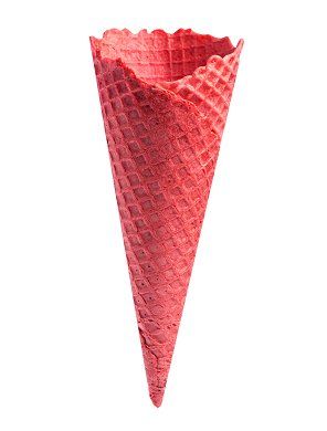 Cono di cialda di zucchero rosa / nero / mentolo / cioccolato
