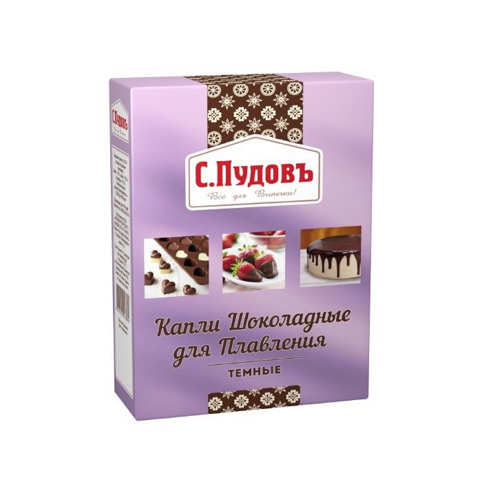 S.Pudov / Dark chocolate drops for melting 90 g