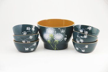 Salatschüssel-Set "Sommer" Löwenzahn