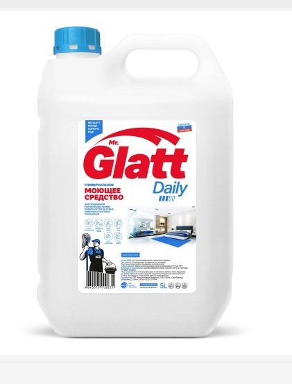 Detergente universal para limpeza diária doméstica e de escritório - Glatt diariamente, 5 l