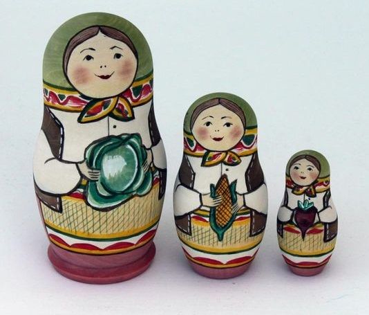 Матрёшка расписная Сельчанка