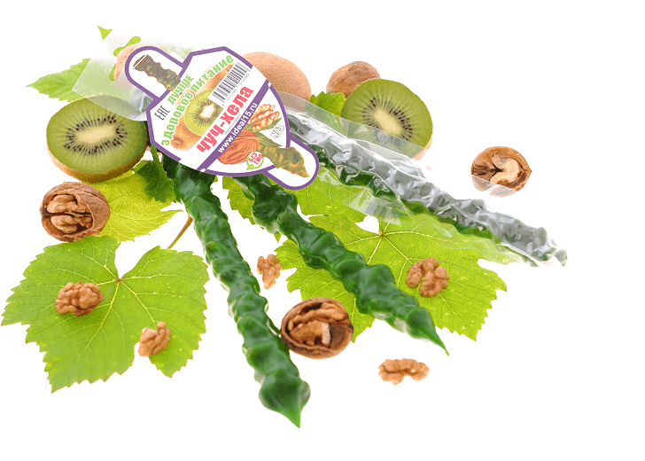 Chuch-khela (Churchkhela) aux noix - Kiwi