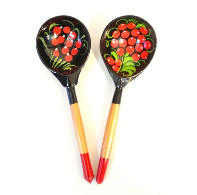 Wooden spoon "Chernushka" 10 pieces