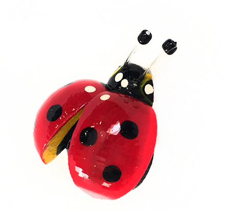Magnet "Ladybug with wings" 2 pieces