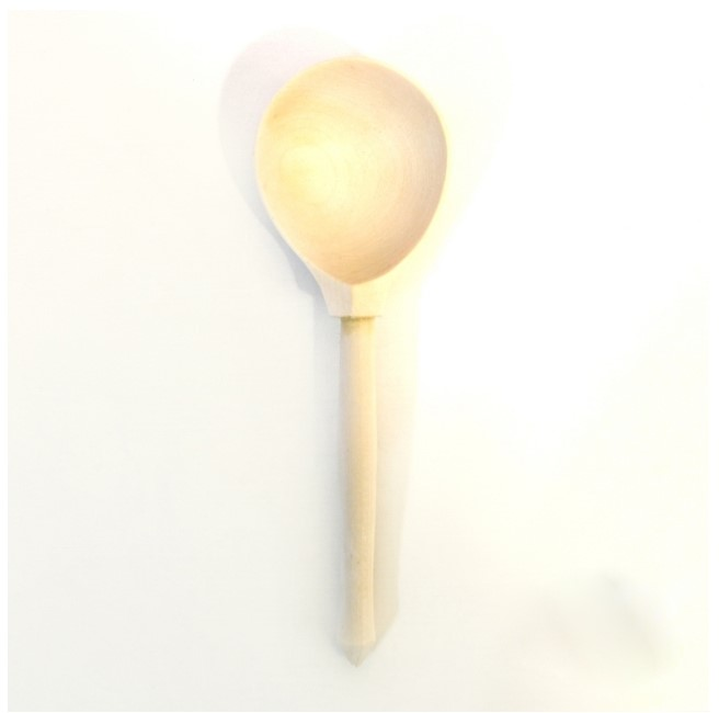 Hempelnaya spoon wooden dining room without painting 10 pieces