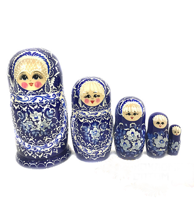 Matryoshka "New pearl" 5 dolls