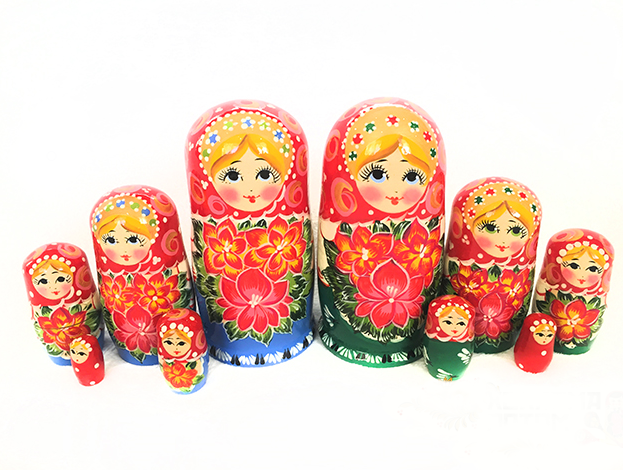Matryoshka "Fair" 5 dolls