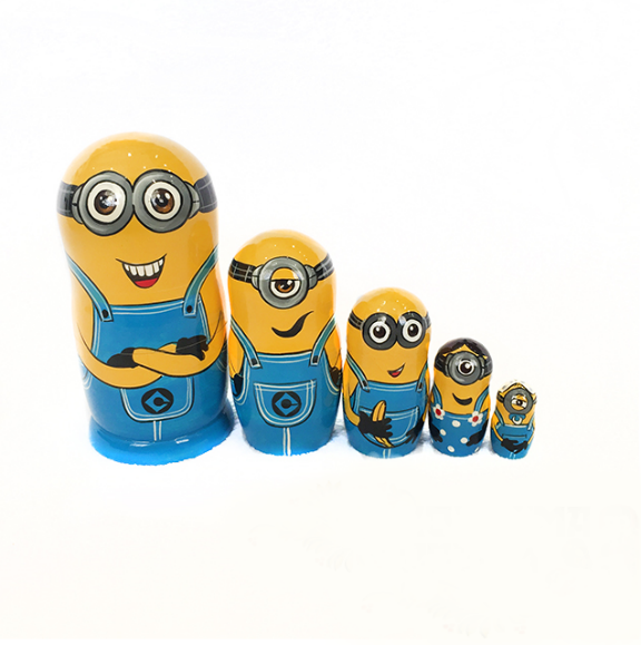 Matryoshka "Minions" 5 dolls