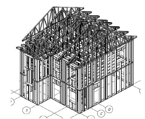 Cornice della casa di campagna "Zhilino" Opzione 2, progetto 632, ProDom